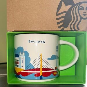 Starbucks Belgrade Mug with Vibrant Cityscape